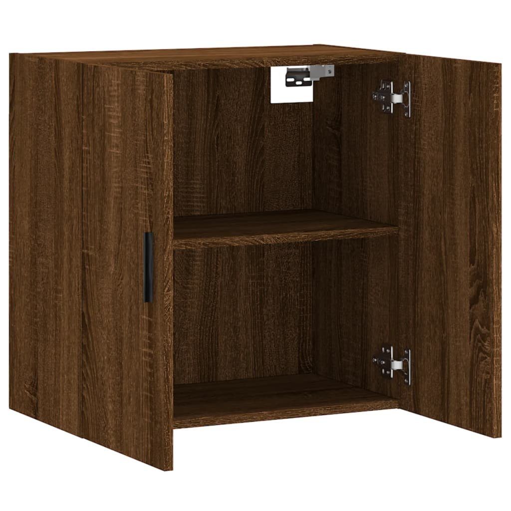 (1-St) Holzwerkstoff 60x31x60 vidaXL cm Braune Fächerschrank Braun Eiche Eichen-Optik Wandschrank