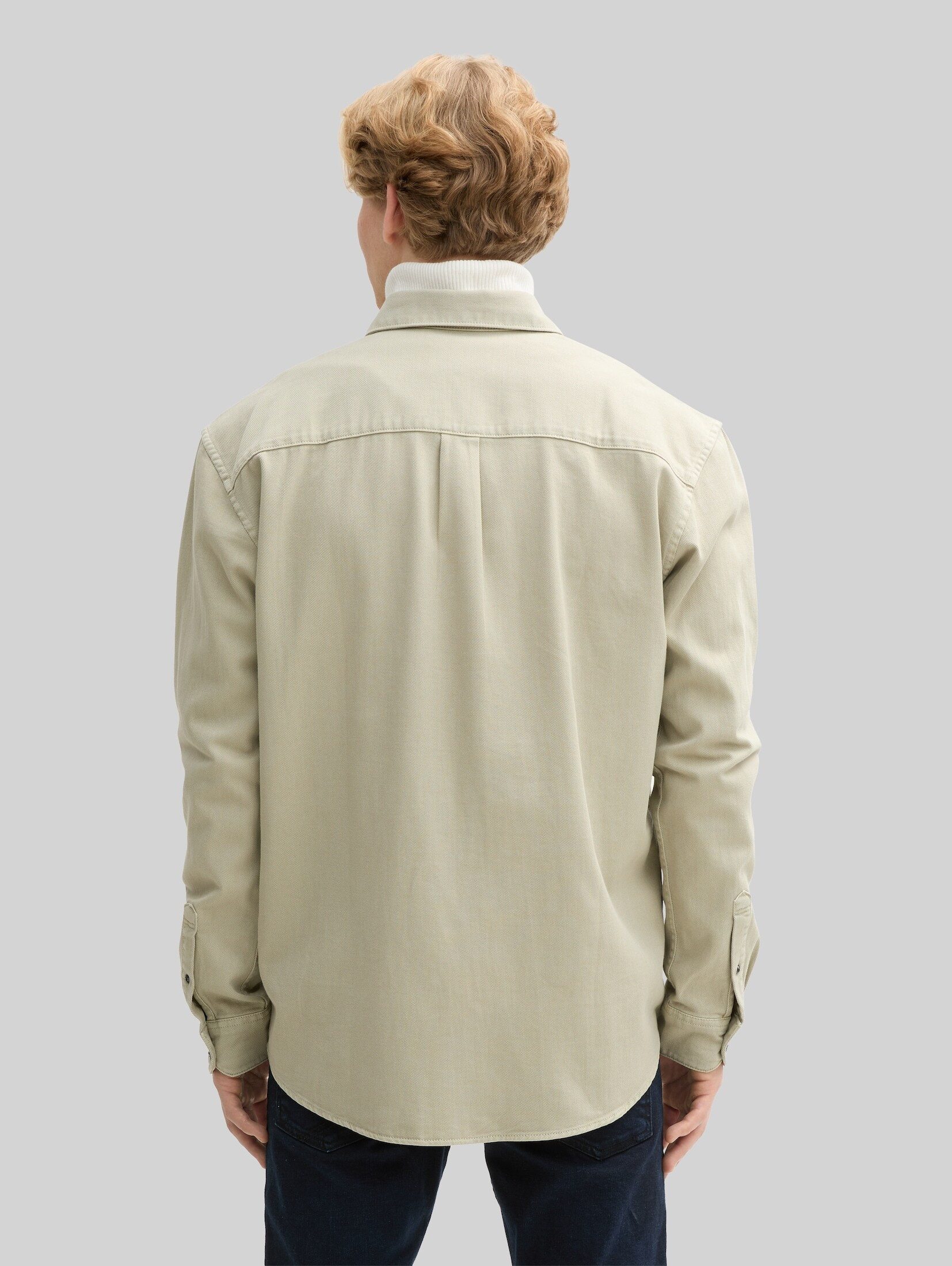 TOM TAILOR Denim Langarmhemd Blusen & Shirts Relaxed Fit Hemd mit Brusttasche