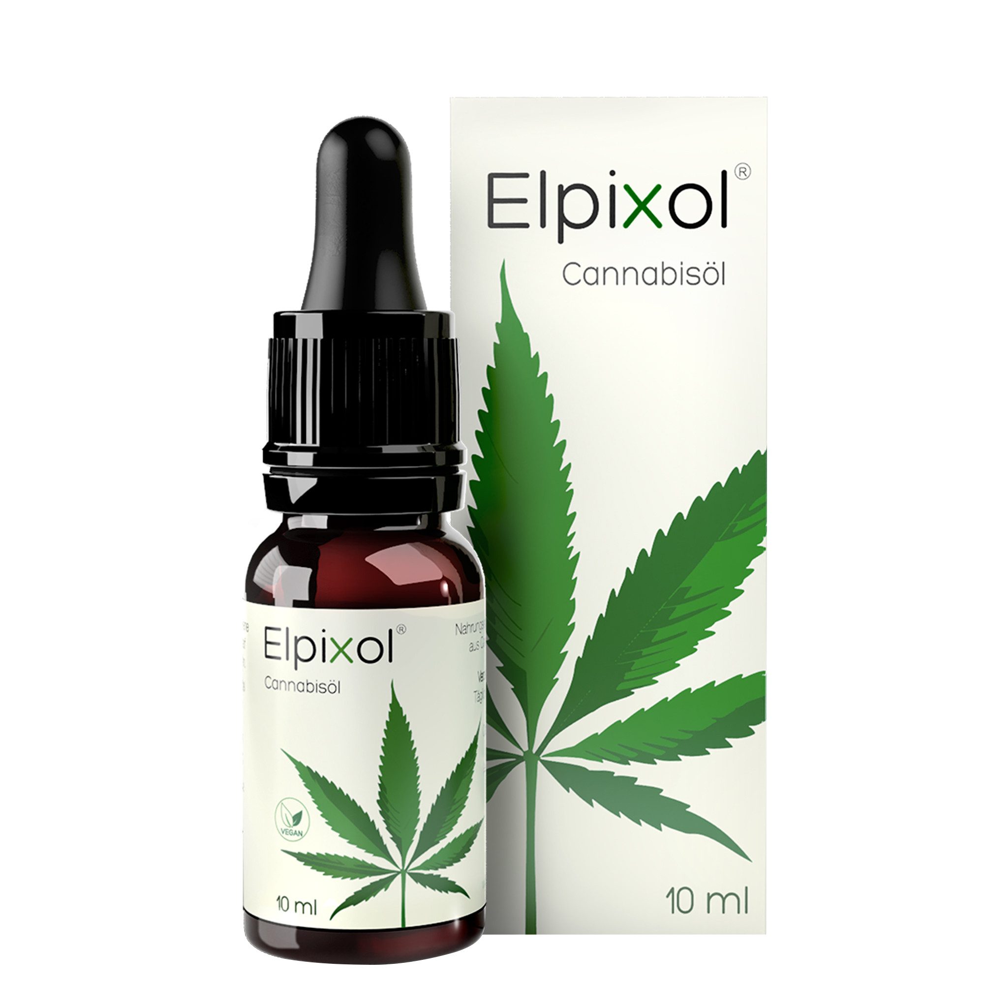 Elpixol® Elpixol® Cannabisöl Tropfen, mit Omega 3-6-9 Fettsäuren & natürlich enthaltenen Vitamin E à 10 ml