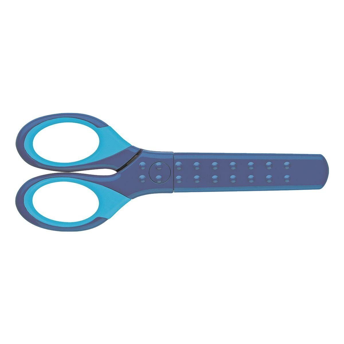 Faber-Castell Papierscheren Grip, Schulschere 20 cm, mit Schutzkappe, für Rechts- und Linkshänder