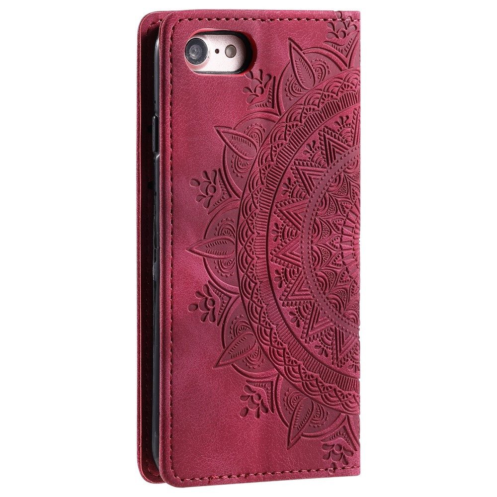 CoverKingz Handyhülle Hülle für Apple iPhone 16e Handyhülle Flip Case Cover Tasche Etui 15,5 cm (6,1 Zoll), Klapphülle Schutzhülle mit Kartenfach Schutztasche Motiv Mandala