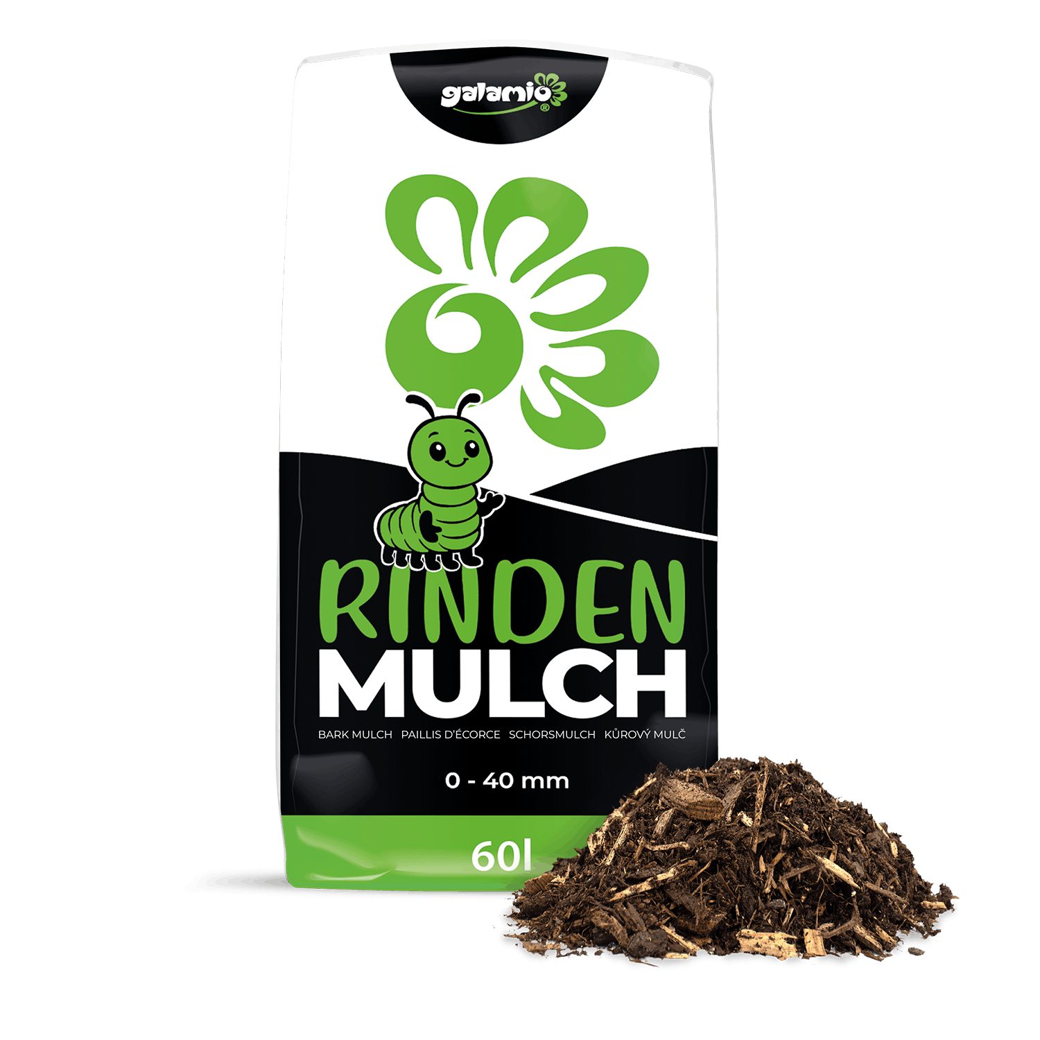 GALAMIO Rindenmulch, (Palette, 1-St)