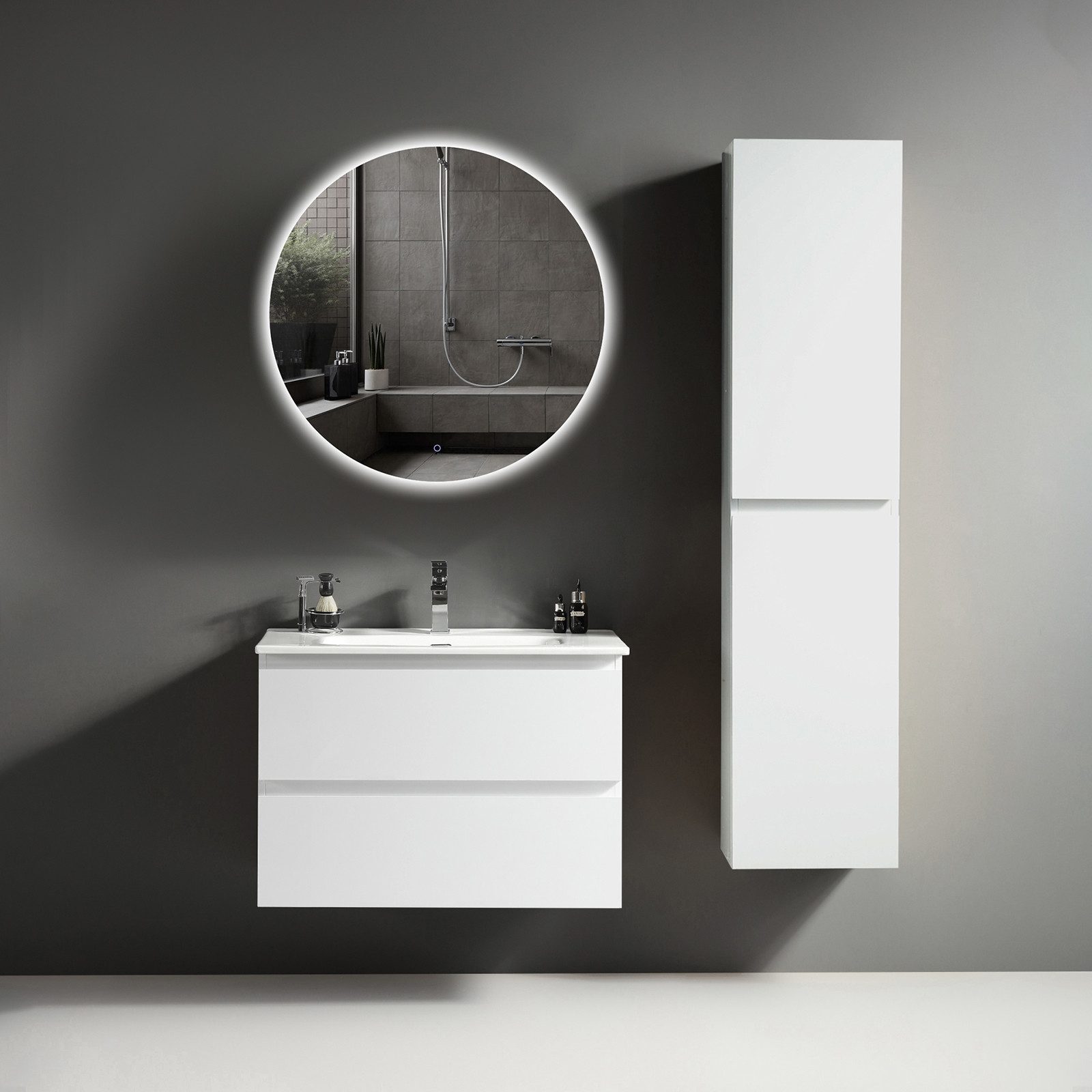 Alpenberger Badmöbel-Set - Badschrank Badezimmer Schrank, günstig online kaufen