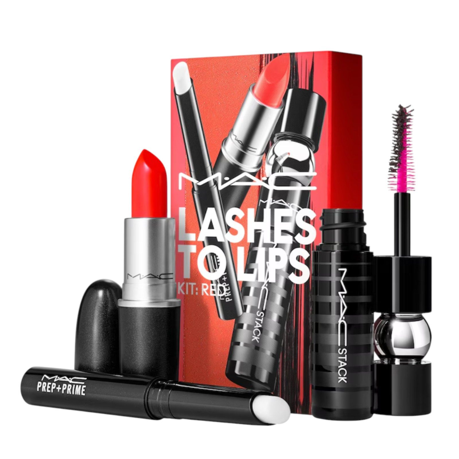 Make-up Set Superstar Kits Lashes to Lips Kit: RED "LADY DANGER"