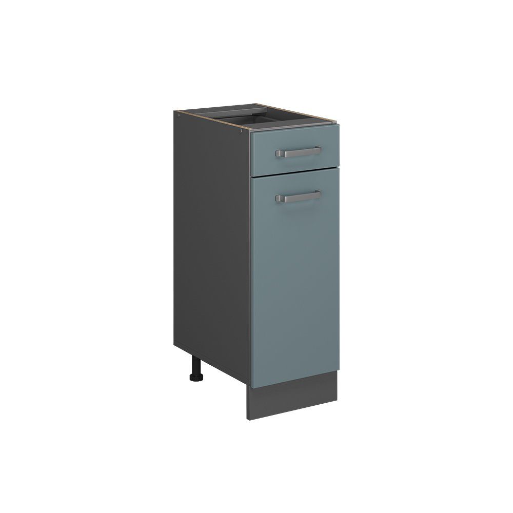 Vicco Unterschrank R-Line, Blau-Grau/Anthrazit, 30 cm günstig online kaufen