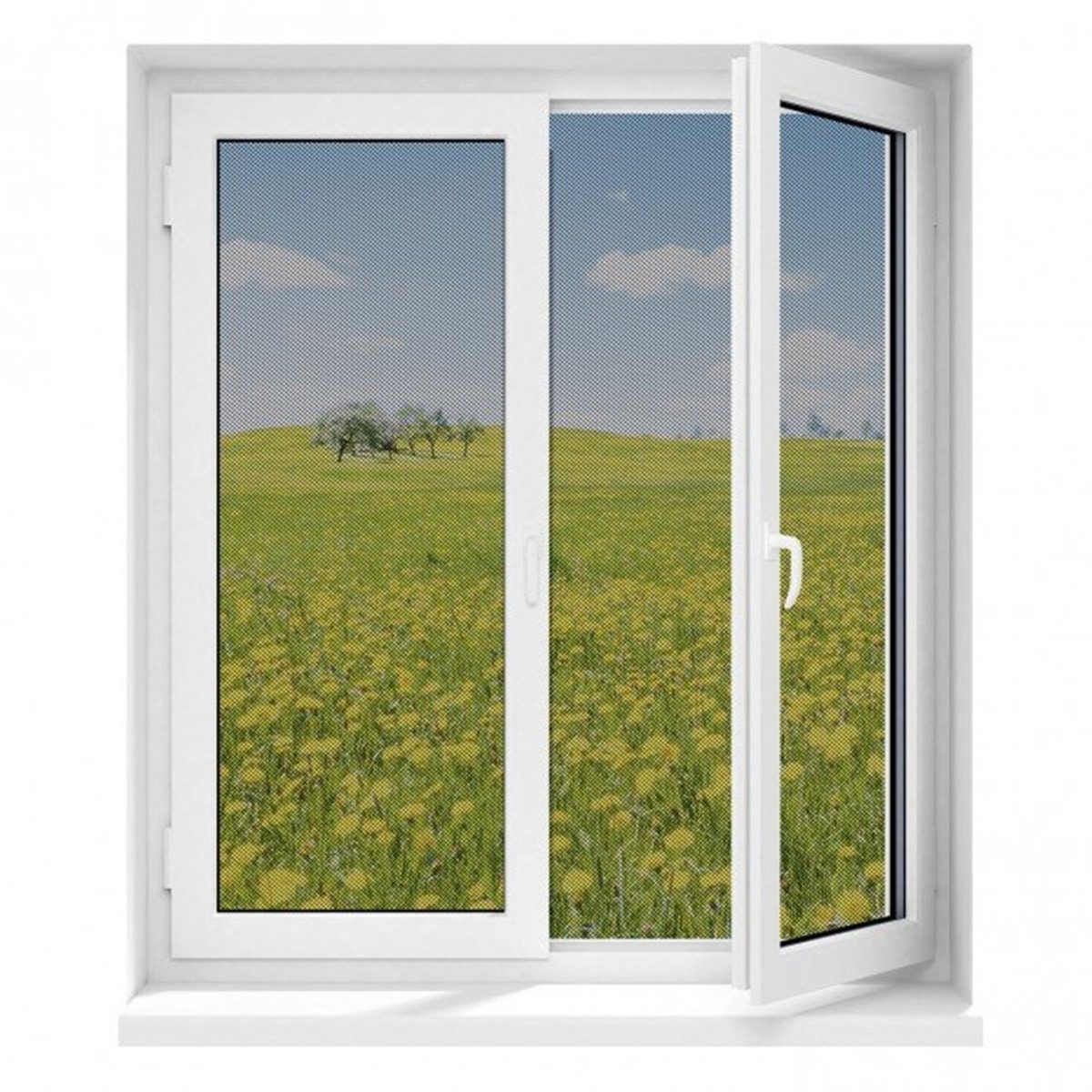 Easymaxx Fenster-Moskitonetz Magic Klick Schwarz 150 cm x 130 cm günstig online kaufen