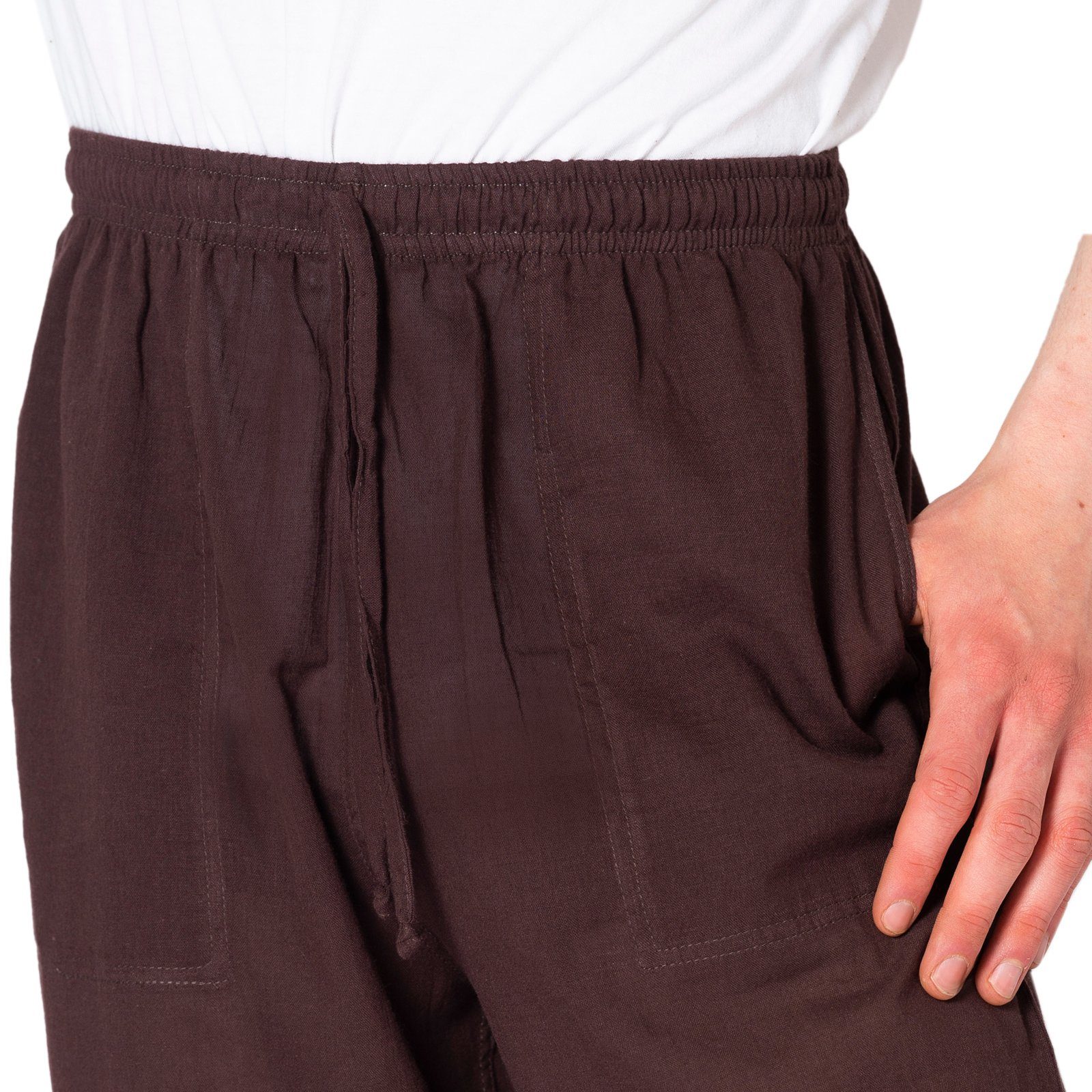 PANASIAM Stoffhose Sommerhose PaSalu extra dünner Stoff für die sehr heißen Tage 100% Baumwolle Unisex Freizeithose für Damen & Herren Relaxhose