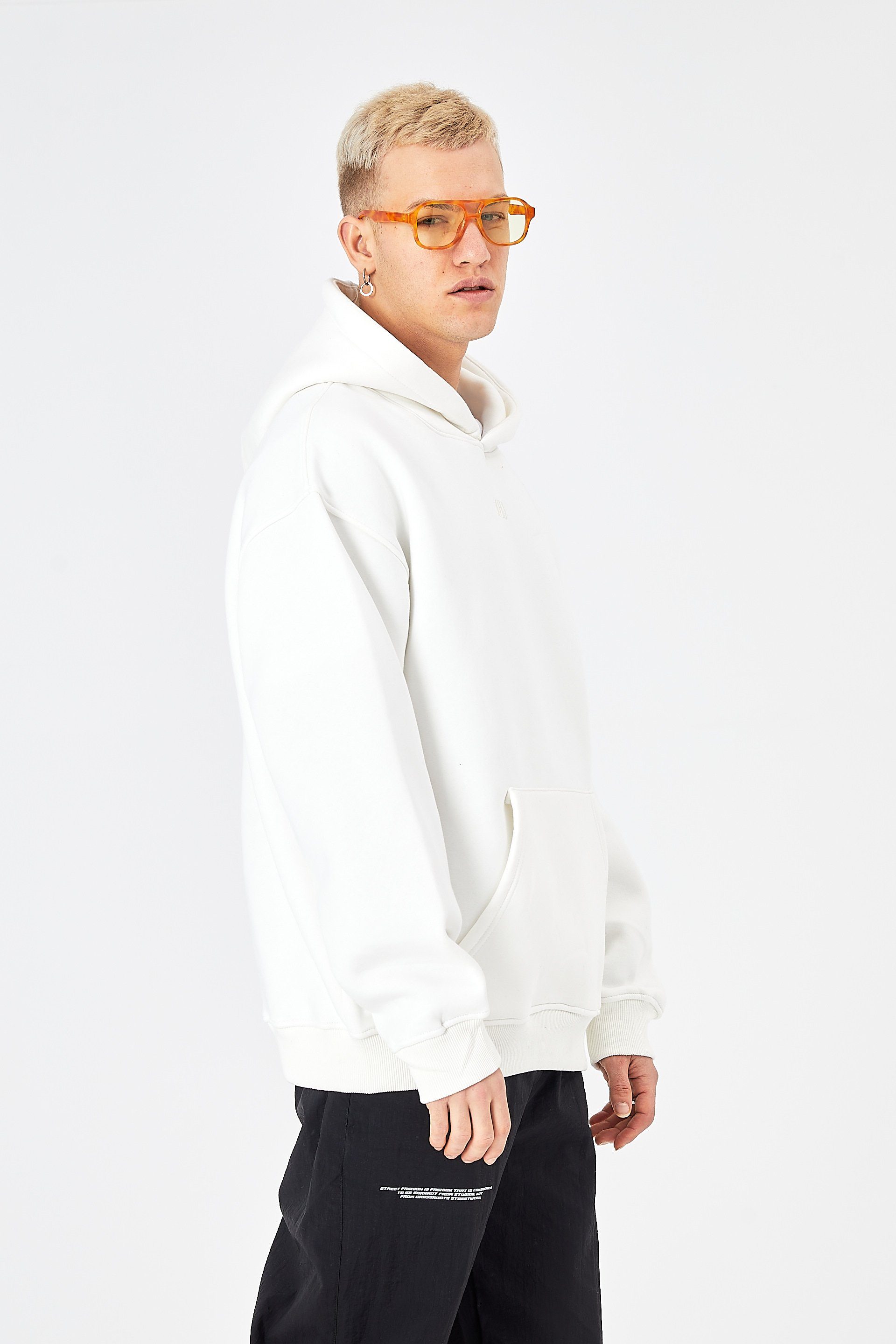 OSSY HOMER Hoodie Oversize Hoodie Basic Cotton Unisex Sweatshirt günstig online kaufen