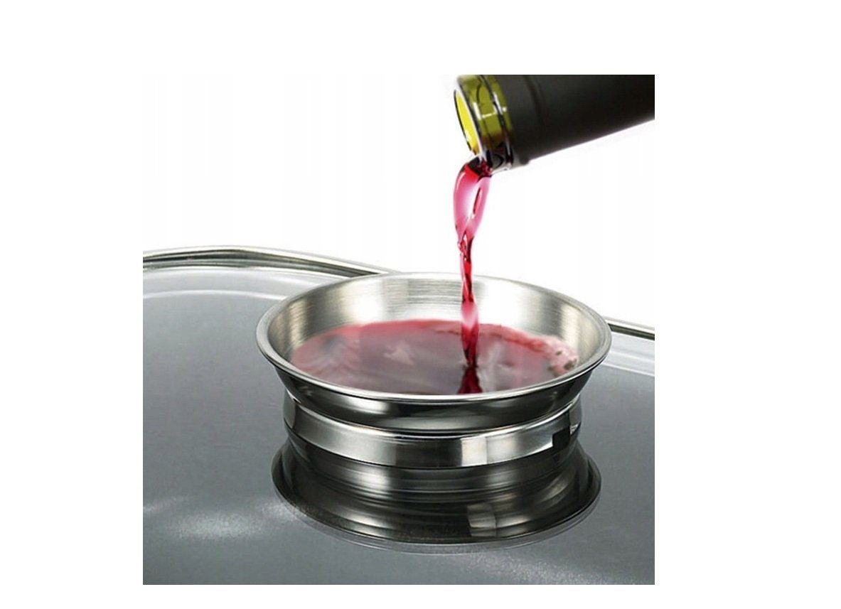 Zilner Topf-Set Töpfe in verschiedenen Größen mit Steinbeschichtung mit Pfannen, Keramik, Aluminiumguss, Edelstahl (1.3L / 2.4L / 3.4L / 4.5L / 6.2L / 6.8L, 17- – Bild 3 von 5