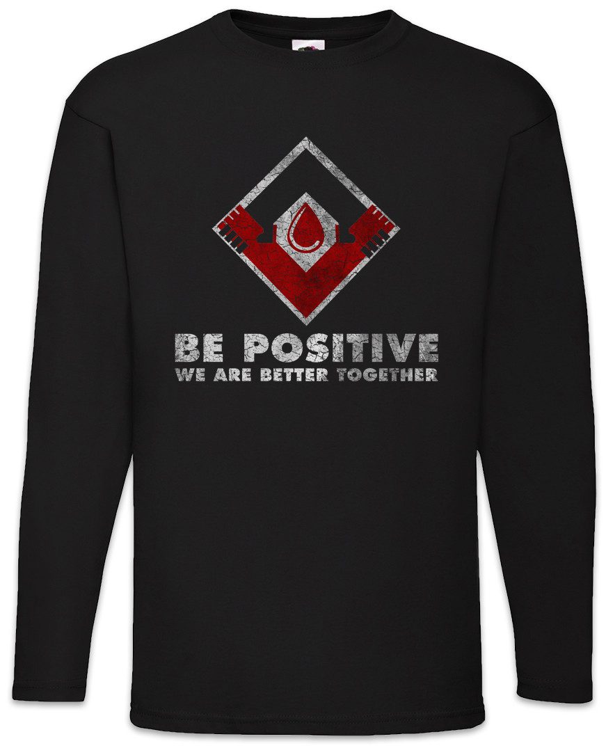 Langarmshirt Be Positive Partnership II Langarm T-Shirt The Vampire Strain Vampir
