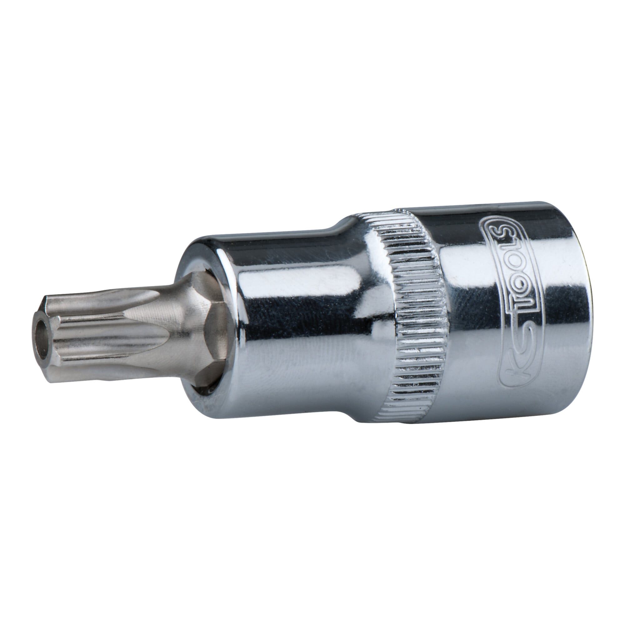 KS Tools Steckschlüssel KS Tools 1/2" CHROMEplus Bit-Stecknuss TX mit Stirnlochbohrung,TB50