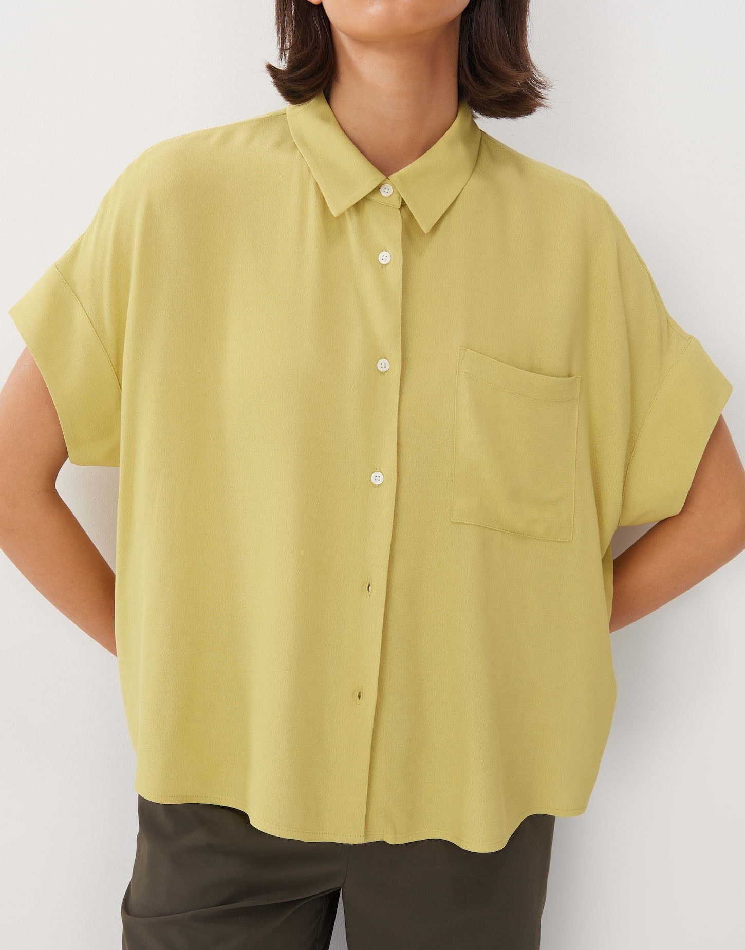 someday Kurzarmbluse Zarko detail