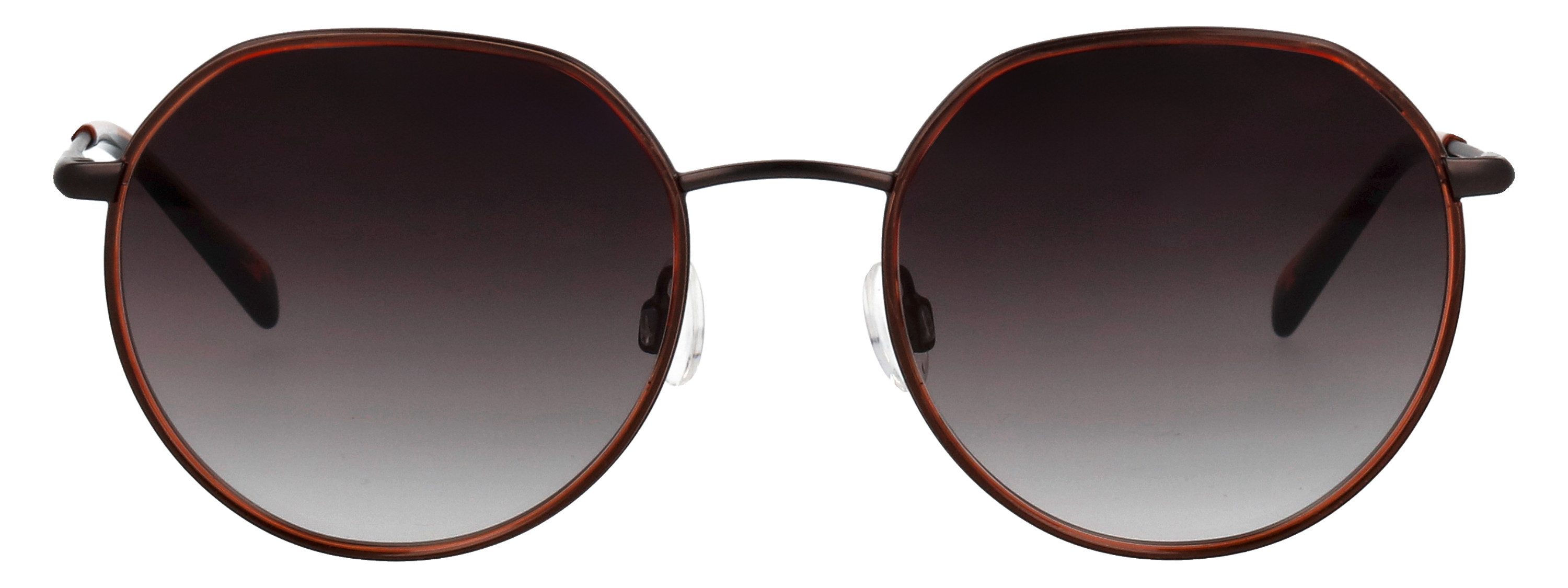 HUMPHREY´S eyewear Sonnenbrille Modell 585355 Form Panto, Logoschriftzug auf Bügel, Kombifassung