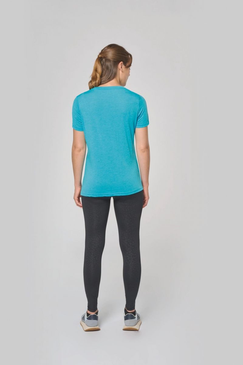 Proact Trainingsshirt Damen-Triblend-Sportshirt mit Rundhalsausschnitt