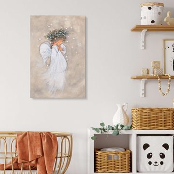 Posterlounge Forex-Bild Annabel Spenceley, Engel mit Taube, Babyzimmer Illustration
