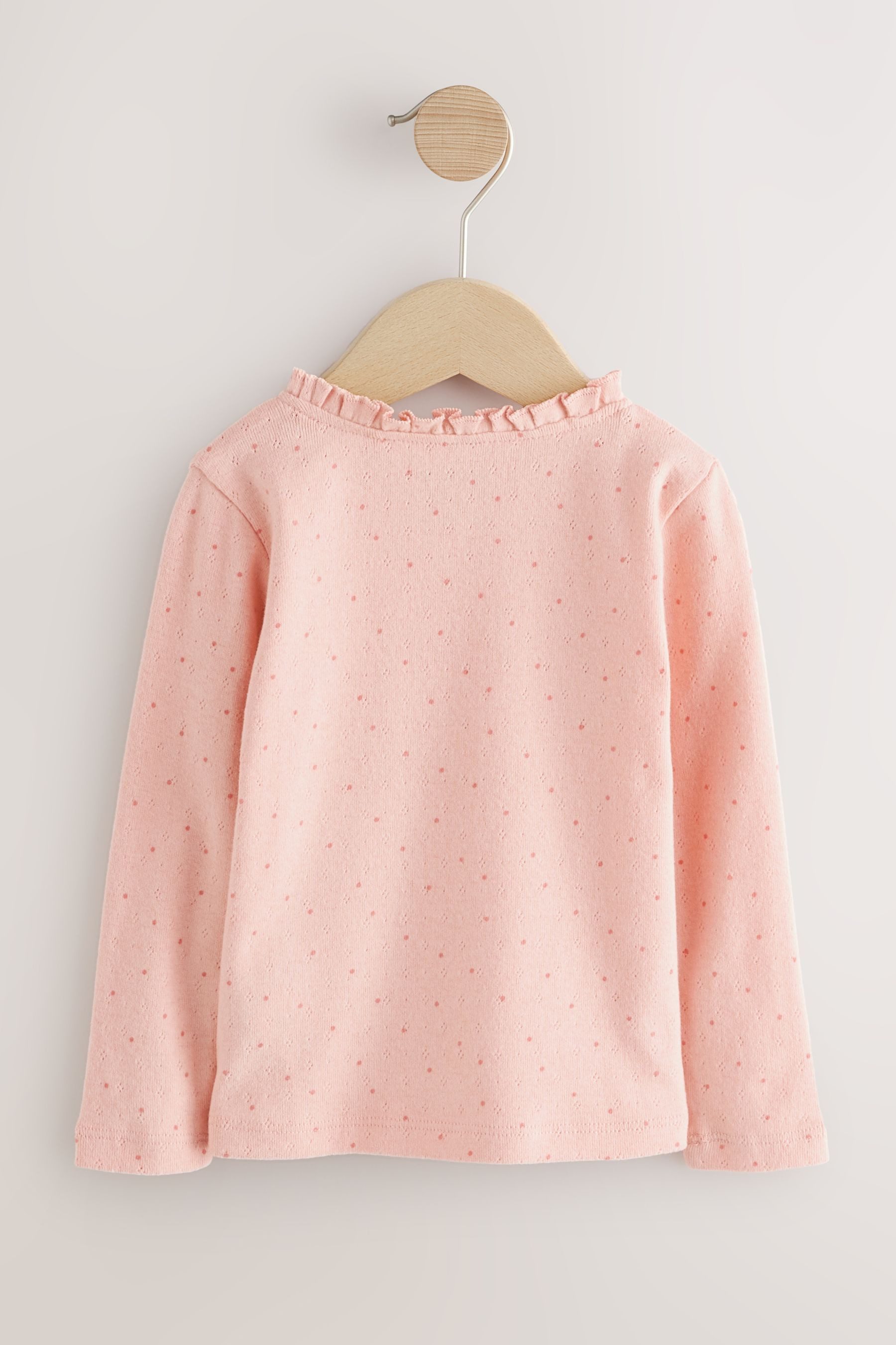 Next T-Shirt Long Sleeve Pointelle T-Shirt (1 Piece)