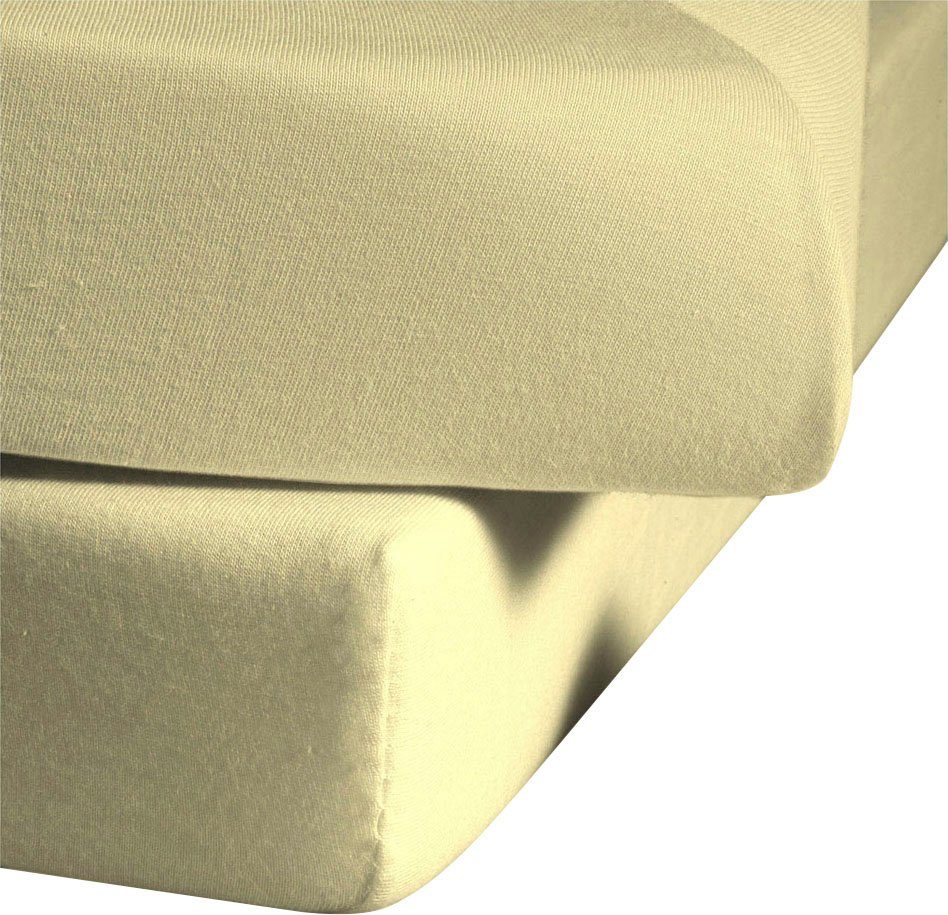 fleuresse Betttuch Colours, Mako-Satin, Gummizug: ohne, günstig online kaufen