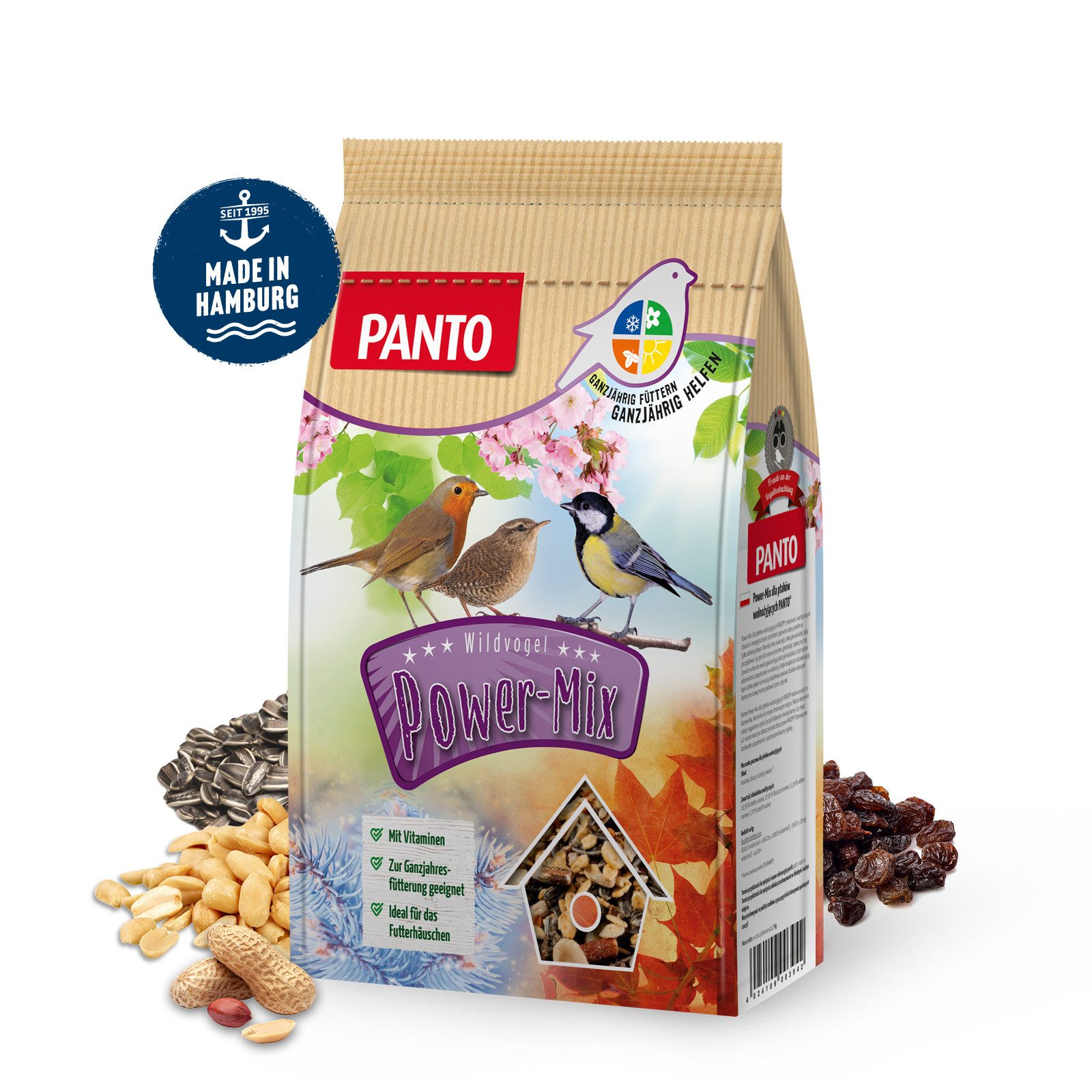PANTO Wildvogel-Power-Mix 1kg, Wildvogel-Power-Mix