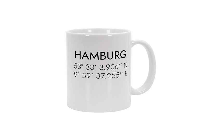 MOTIVISSO Tasse Hamburg Koordinaten #1