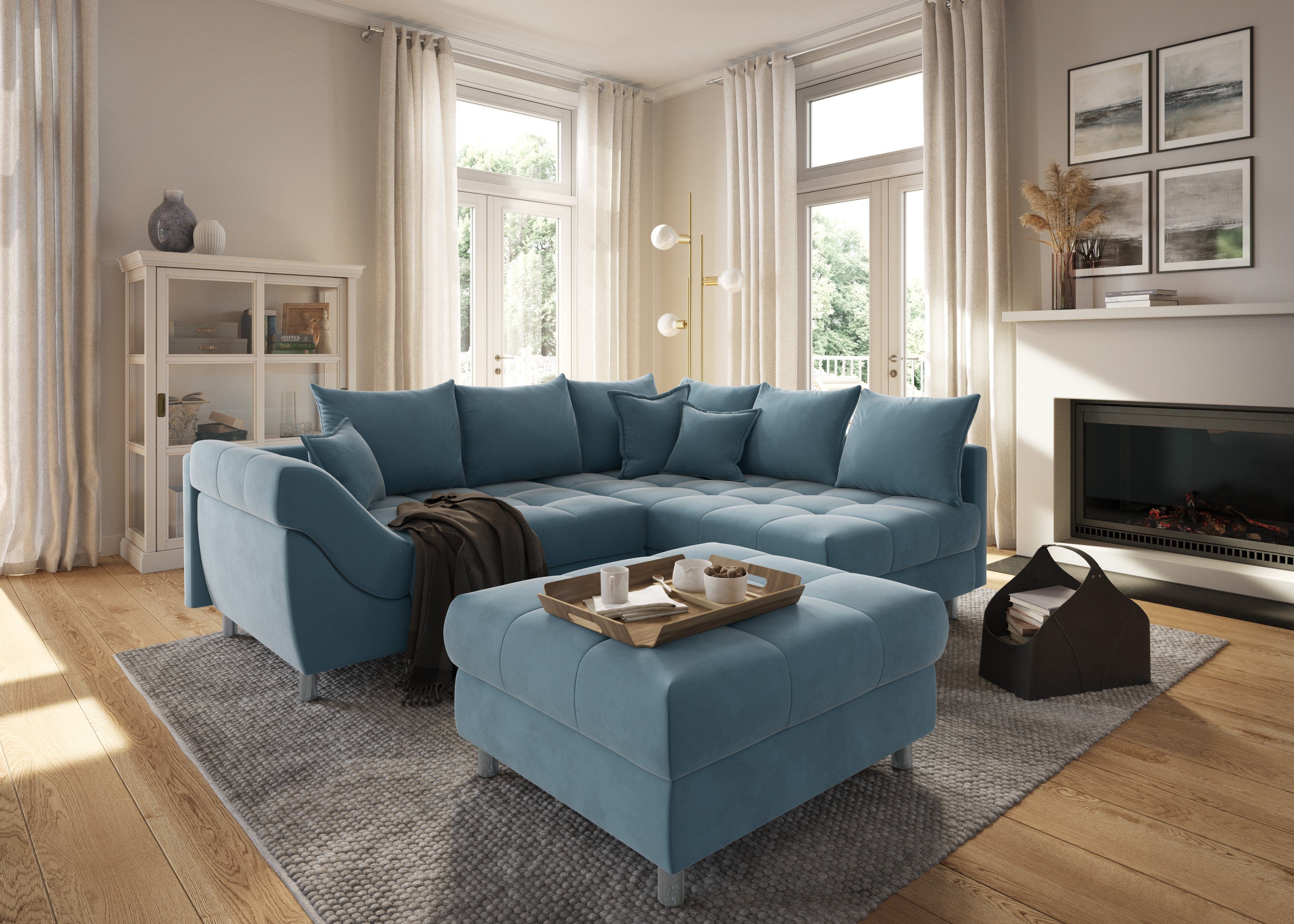 COLLECTION AB Ecksofa Innsbruck L-Form, inklusive Federkern, Recamiere links oder rechts montierbar