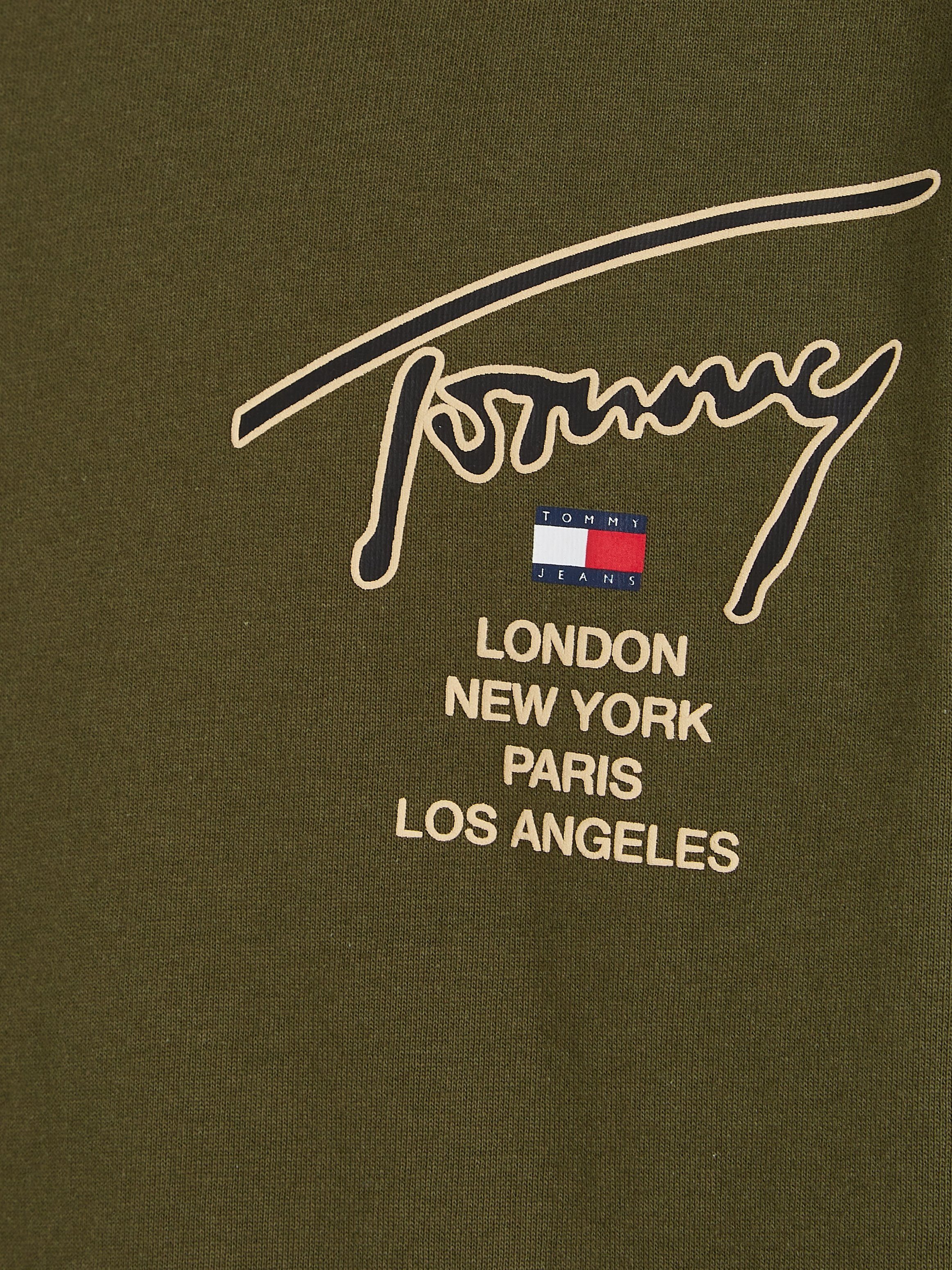 Drab T-Shirt Olive TJM GOLD BACK Jeans CLSC Tommy Green SIGNATURE TEE