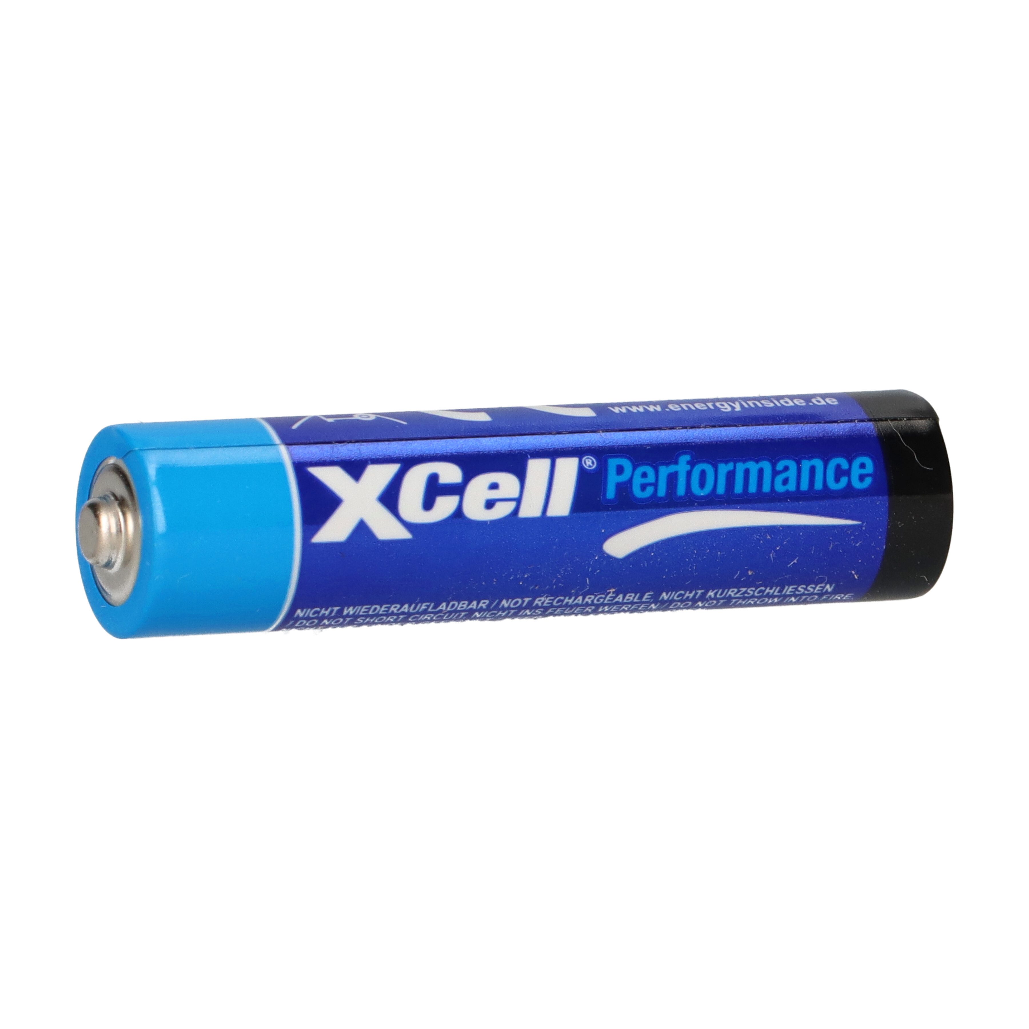 XCell XCell Performance 1,5V LR03 AAA Batterie AlMn 12er Blister Akku