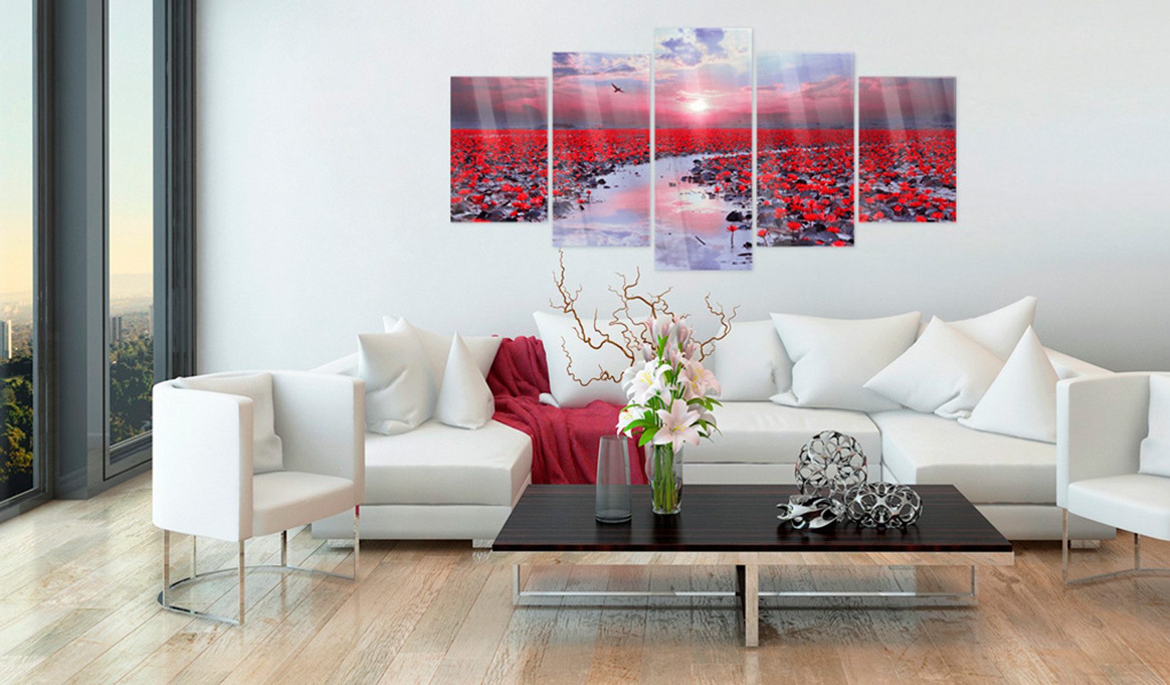 Artgeist Acrylglasbild The River of Love [Glass]