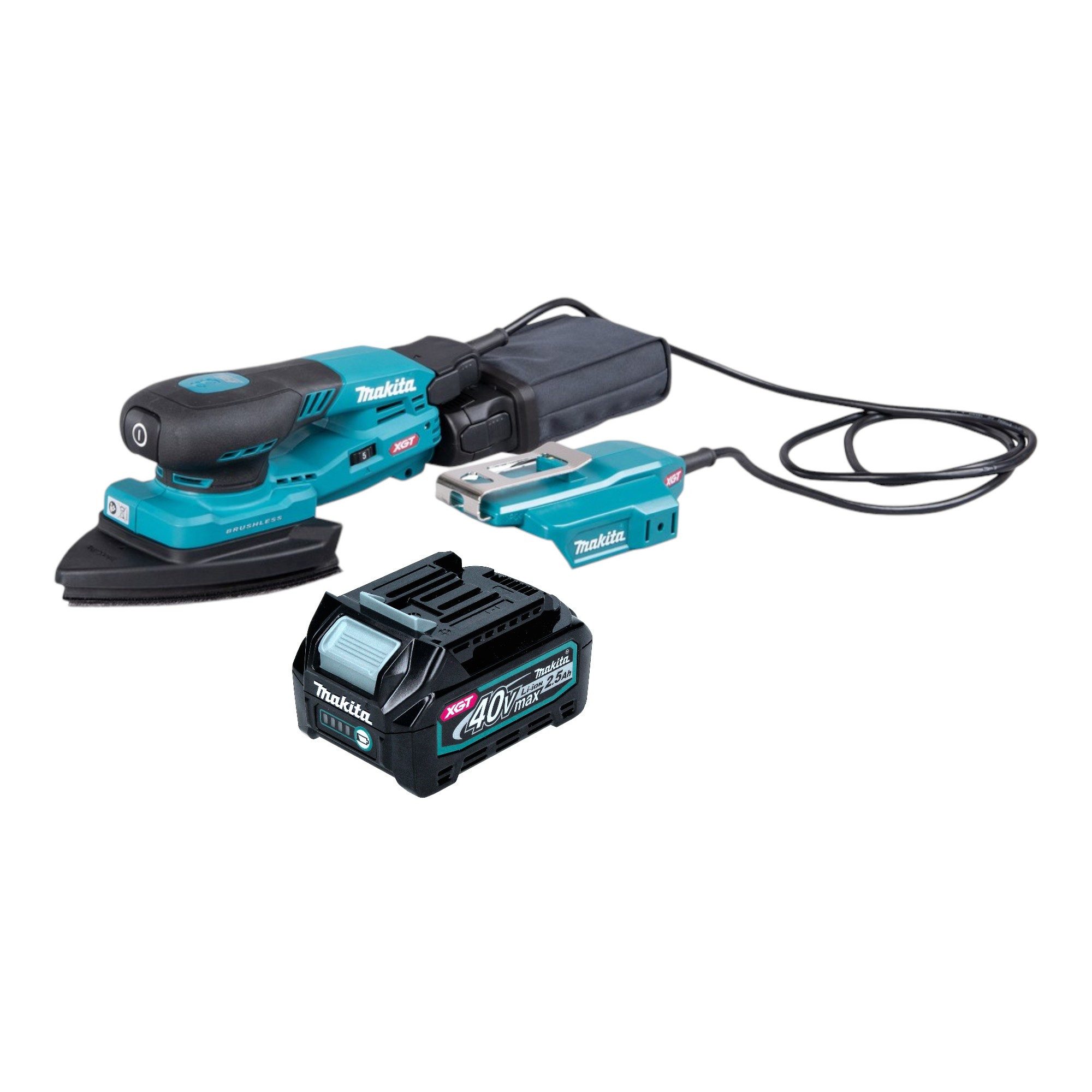 Makita Орбитальная шлифовальная машина BO 006 CGD1 40 V max. 100 x 150 mm 3 mm Hub Brushless + 1x Akku 2,5 Ah
