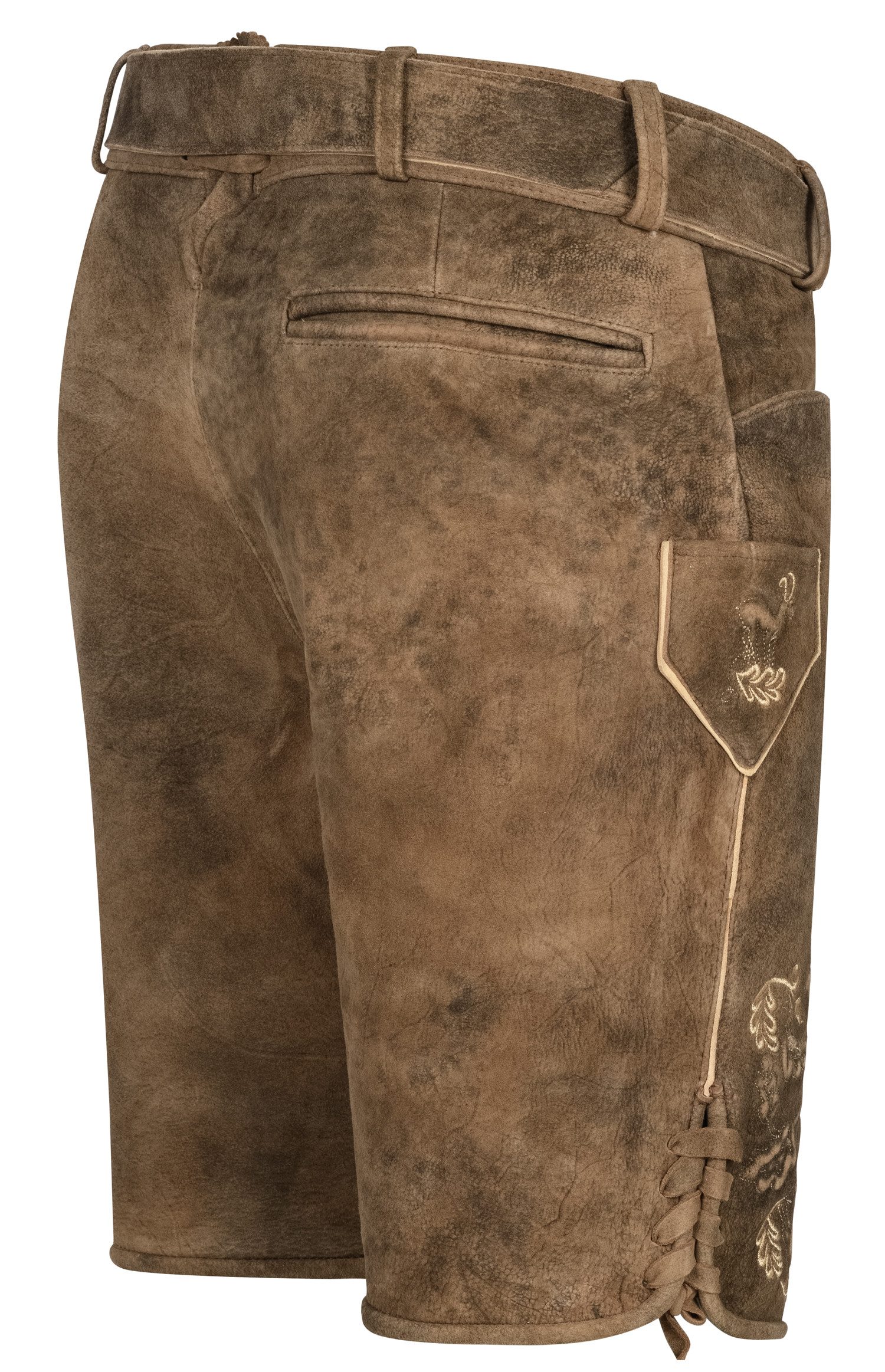 Nübler Trachtenlederhose Lederhose Siegbert in Walnuss von Nübler günstig online kaufen