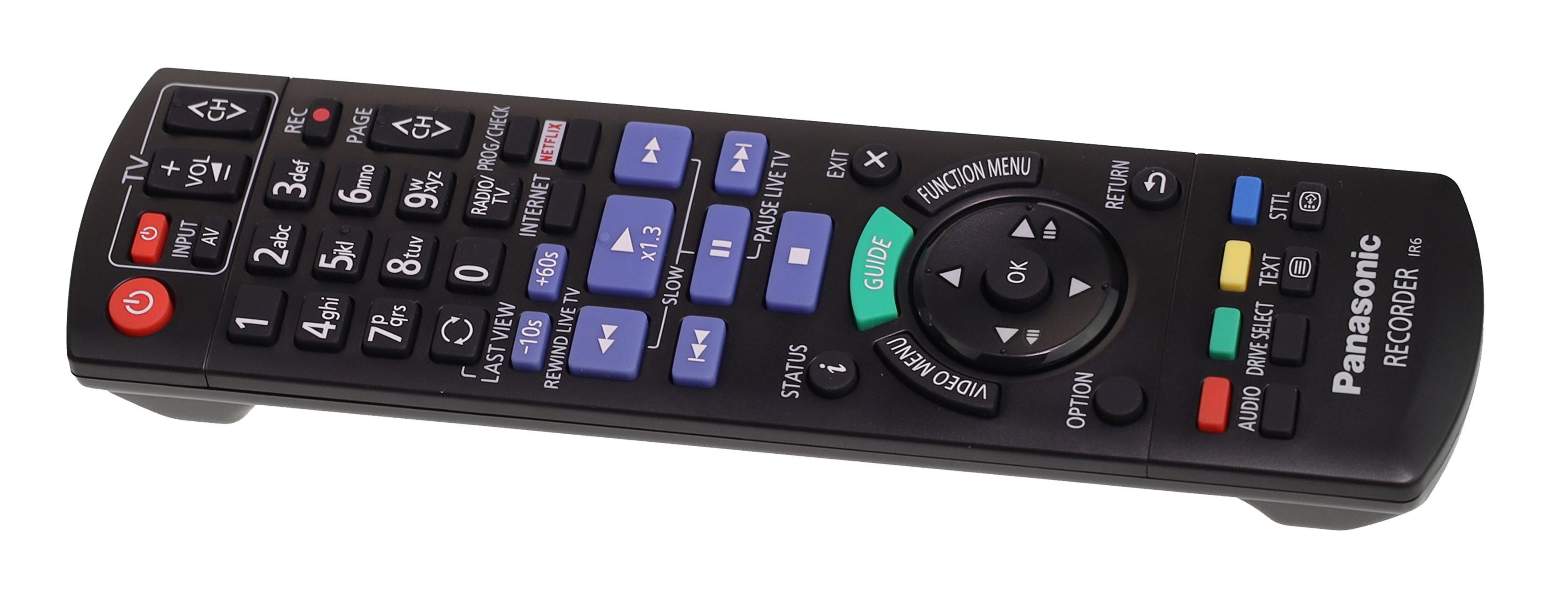 Panasonic N2QAYB001114 Fernbedienung für DMR-UBC80 DMR-UBC90 DMR-UBS80 Fernbedienung