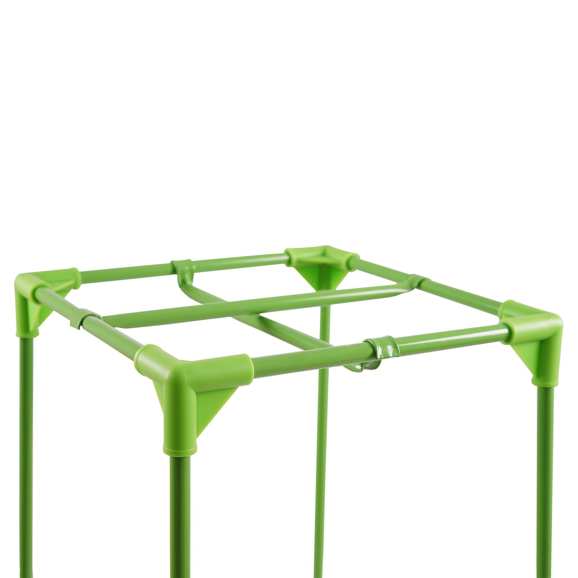 Zelsius Gewächshaus Grow Tent 60 x 60 x 120 cm grau/ schwarz Pflanzenzucht Indoor