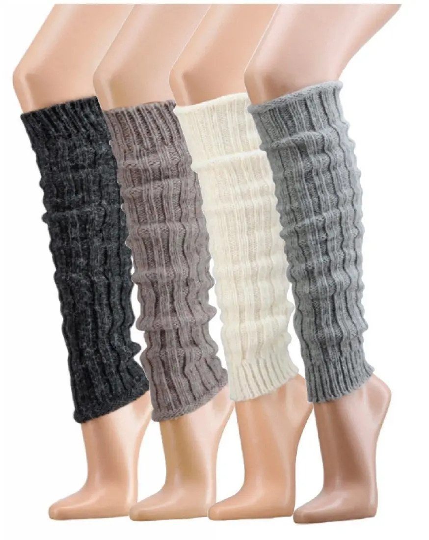 Socks 4 Fun Beinstulpen Alpaka Stulpen Grobstrick (1 Paar, 1-St., 1 Paar) mit Alpakawolle