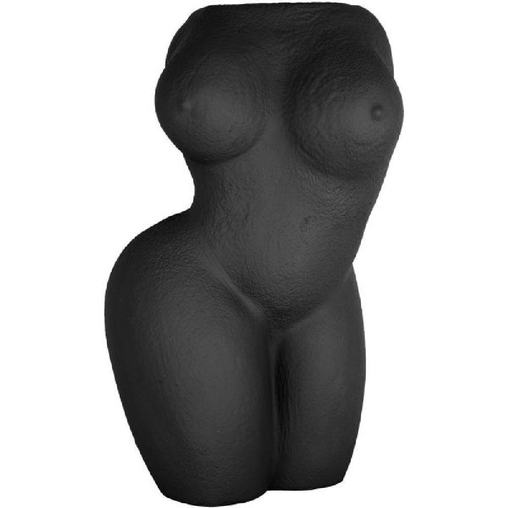 Blumentopf Lady Black Present (20,2x19x33,3cm) Dekoobjekt Time Polyresin