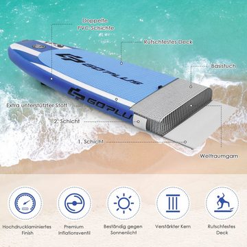 COSTWAY SUP-Board Stand Up Paddling Board, mit Paddel & Pumpe