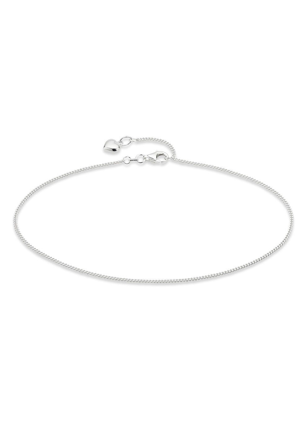 Bruno Banani Fußkette Ювелирные изделия Geschenk Silber 925 Körperschmuck Panzerkette Herz, Made in Germany