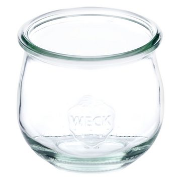 MamboCat Einmachglas 12er Set Weck Gläser 370ml Tulpenglas inkl Rezeptheft, Glas