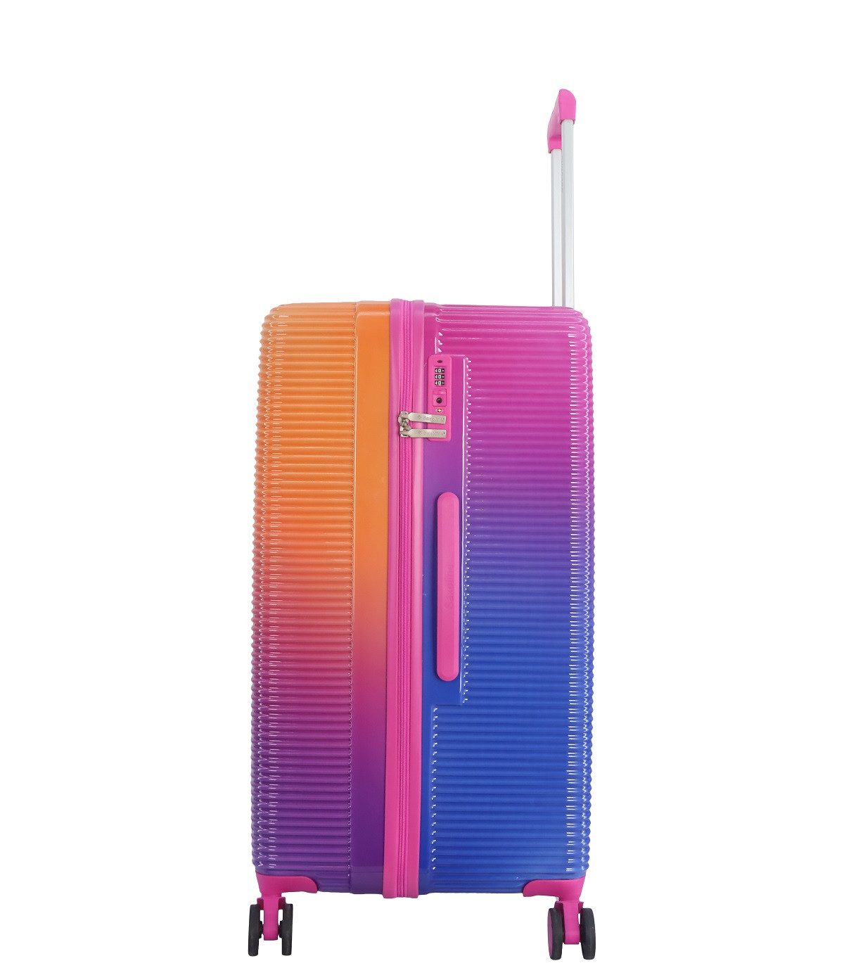 Saxoline® Kofferset Twist Trunk ABS/PC Spinner Koffer Set Gr. M/L, 4 Rollen, (2 tlg), mit TSA-Zahlenschloss