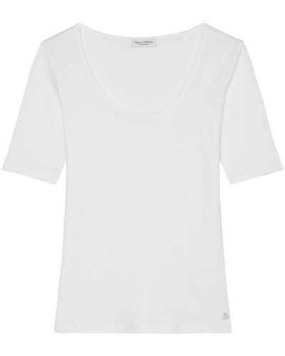 Marc O'Polo T-Shirt Halbarm-Shirt aus Slub Yarn