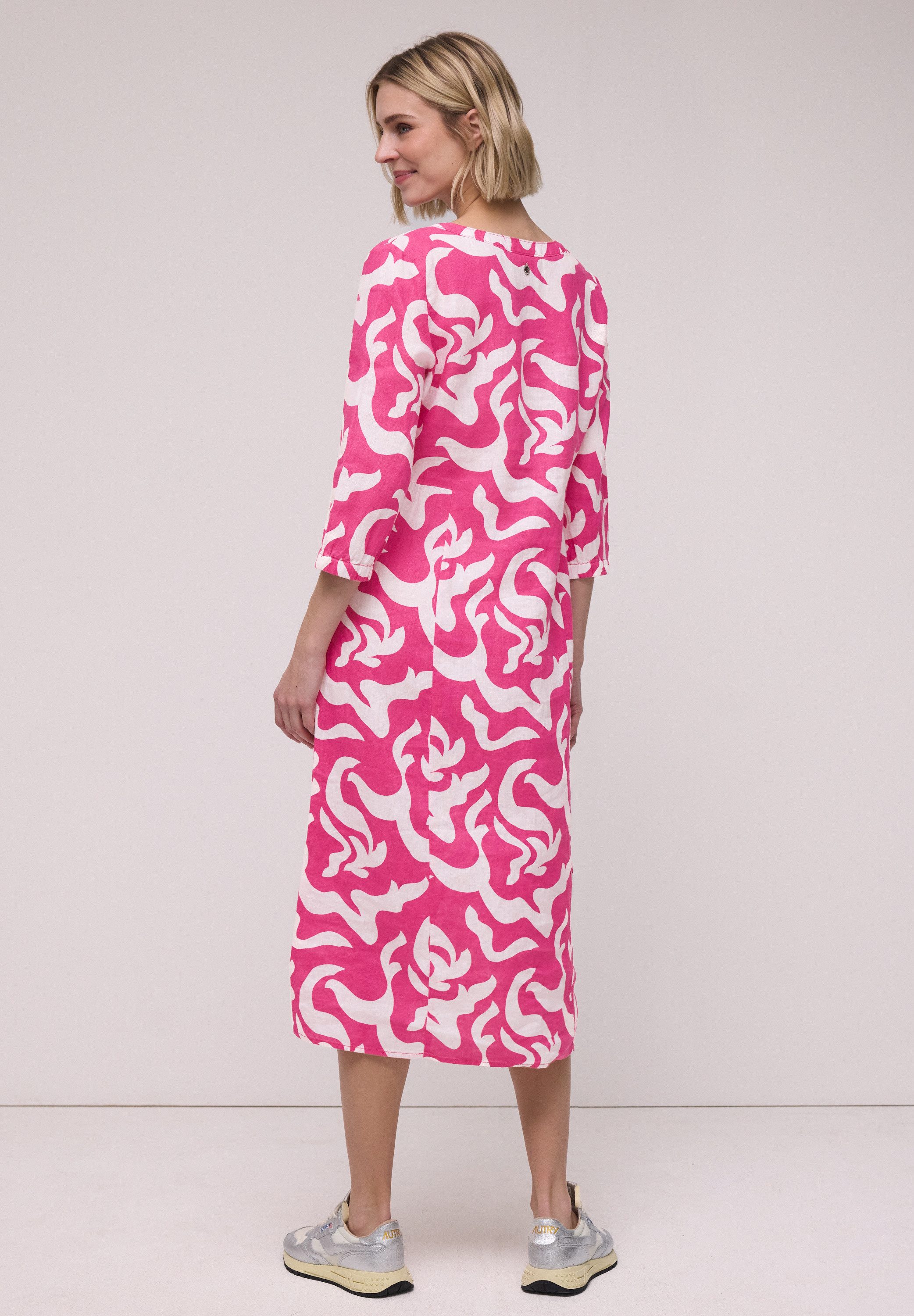 STREET ONE Midikleid mit Volant