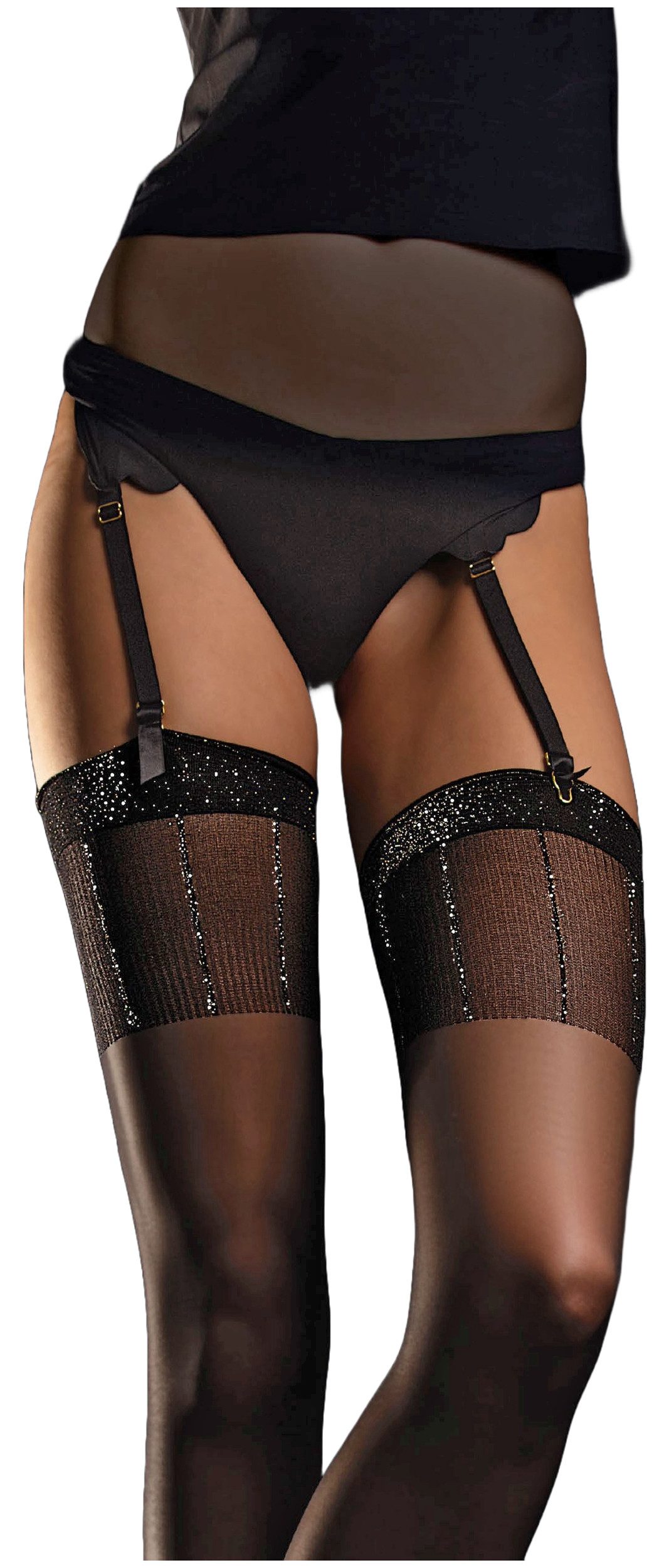 Fiore Strapsstrümpfe Sensual (Packung, 1 Paar) Strapsstümpfe mit dekorative günstig online kaufen