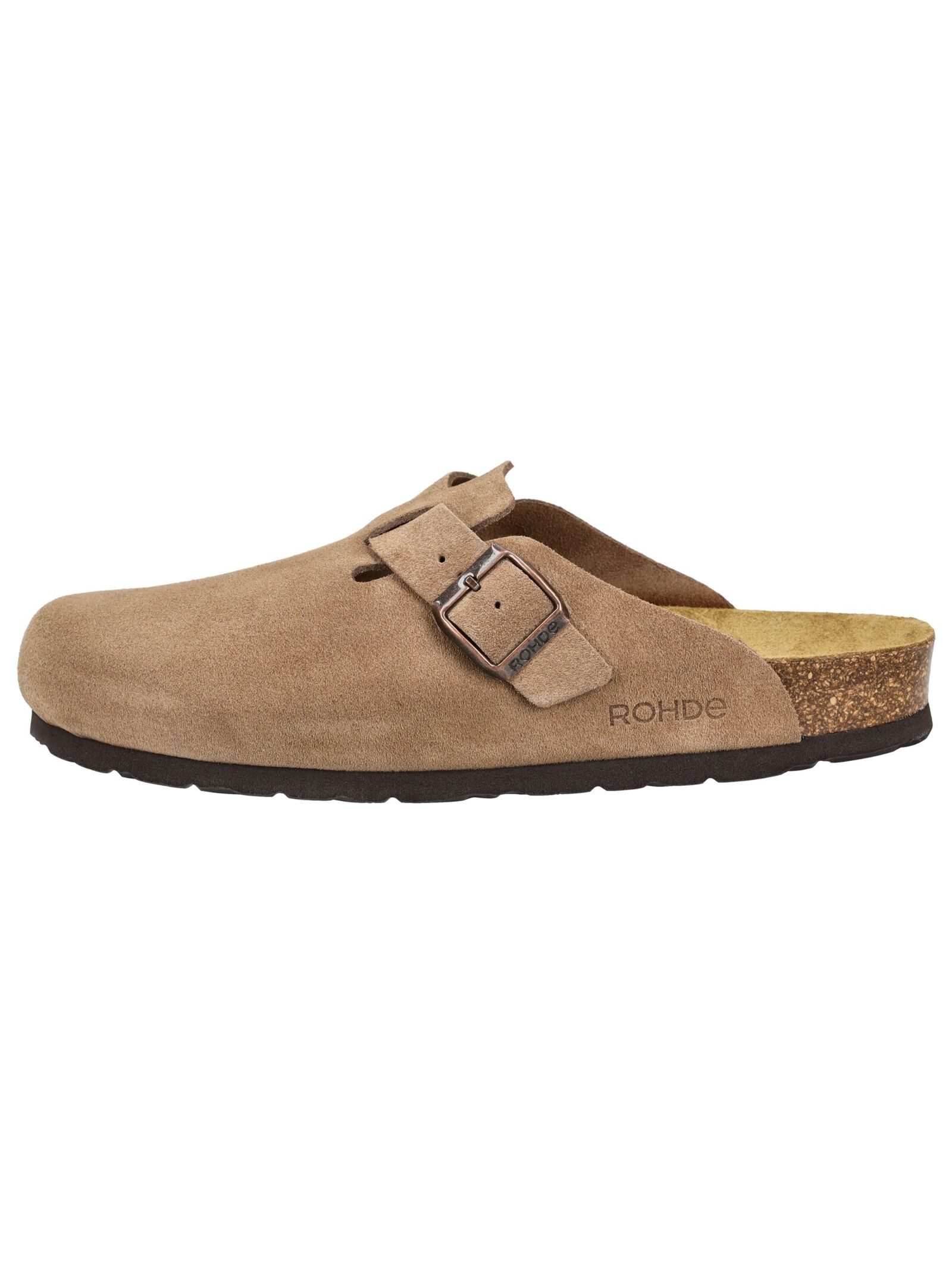 Rohde Rohde Pantoletten Veloursleder Pantolette günstig online kaufen