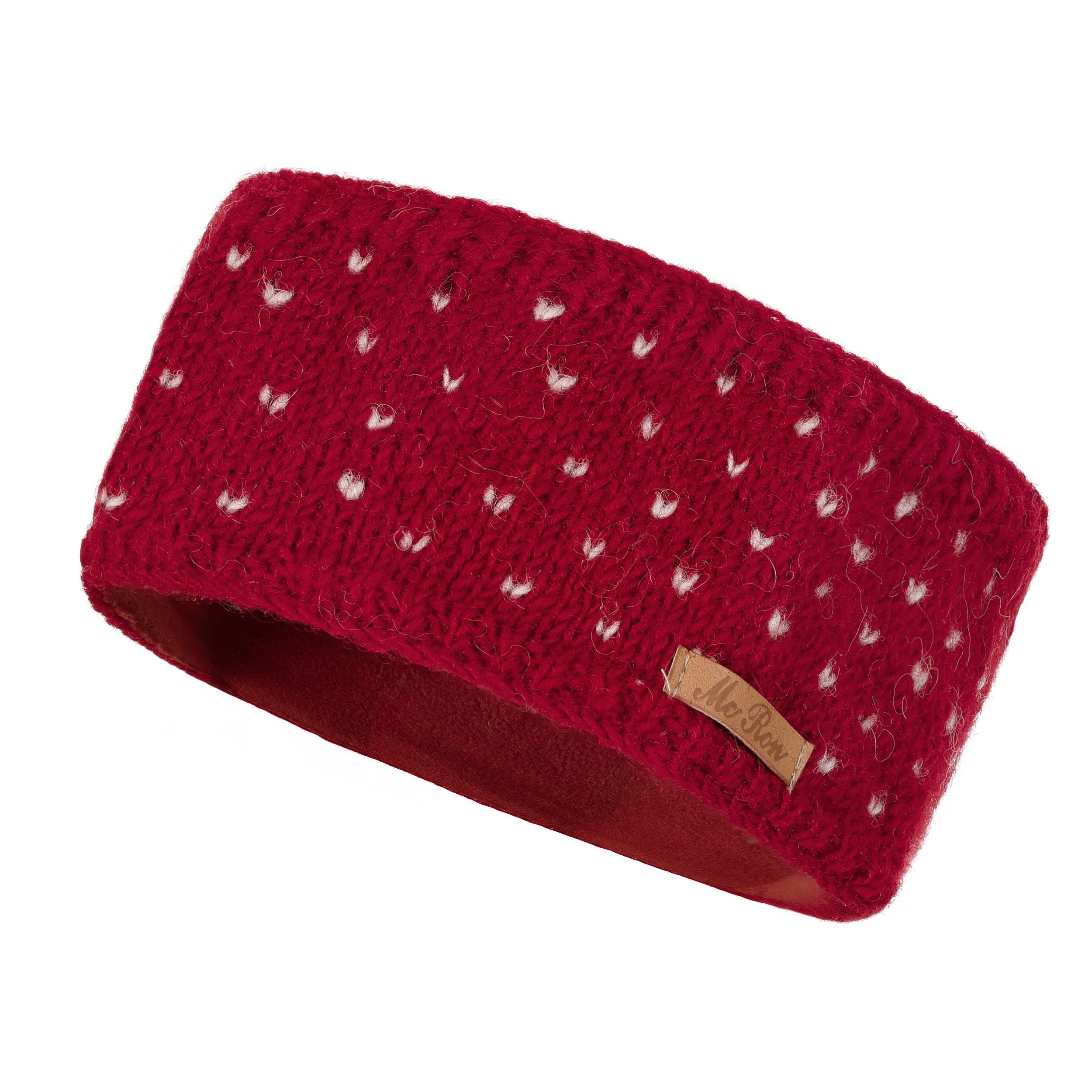 McRon Stirnband Modell Nadja gefüttert mit Fleece, hoher Schurwollanteil günstig online kaufen