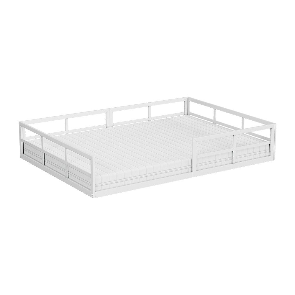 VitaliSpa® Kinderbett Minno, Weiß, 140x200 mit Matratze (2-tlg)