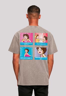 F4NT4STIC T-Shirt Heidi Logo Heroes of Childhood Nostalgie, Retro Print, Kinderserie