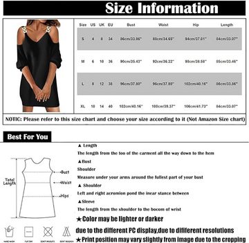 BlauWave Maxikleid Dress für Mädchen (1-tlg., Wasserfallkragen, Knopfleiste, schmale Passform) klassisch, ärmellos, Einzelkleid