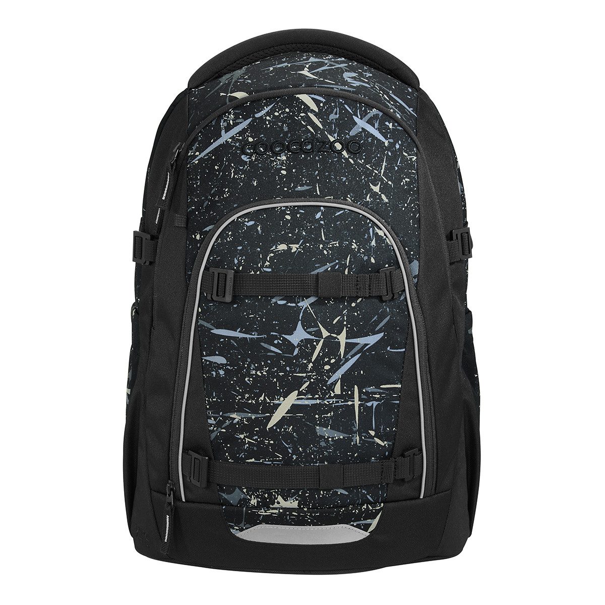 coocazoo Schulranzen Schulrucksack-Set MATE Reflective Splash 3-teilig, Kollektion 26 (3-teilig), ergonomisch, Körpergröße: 135 - 180 cm, Easy-Grow-System