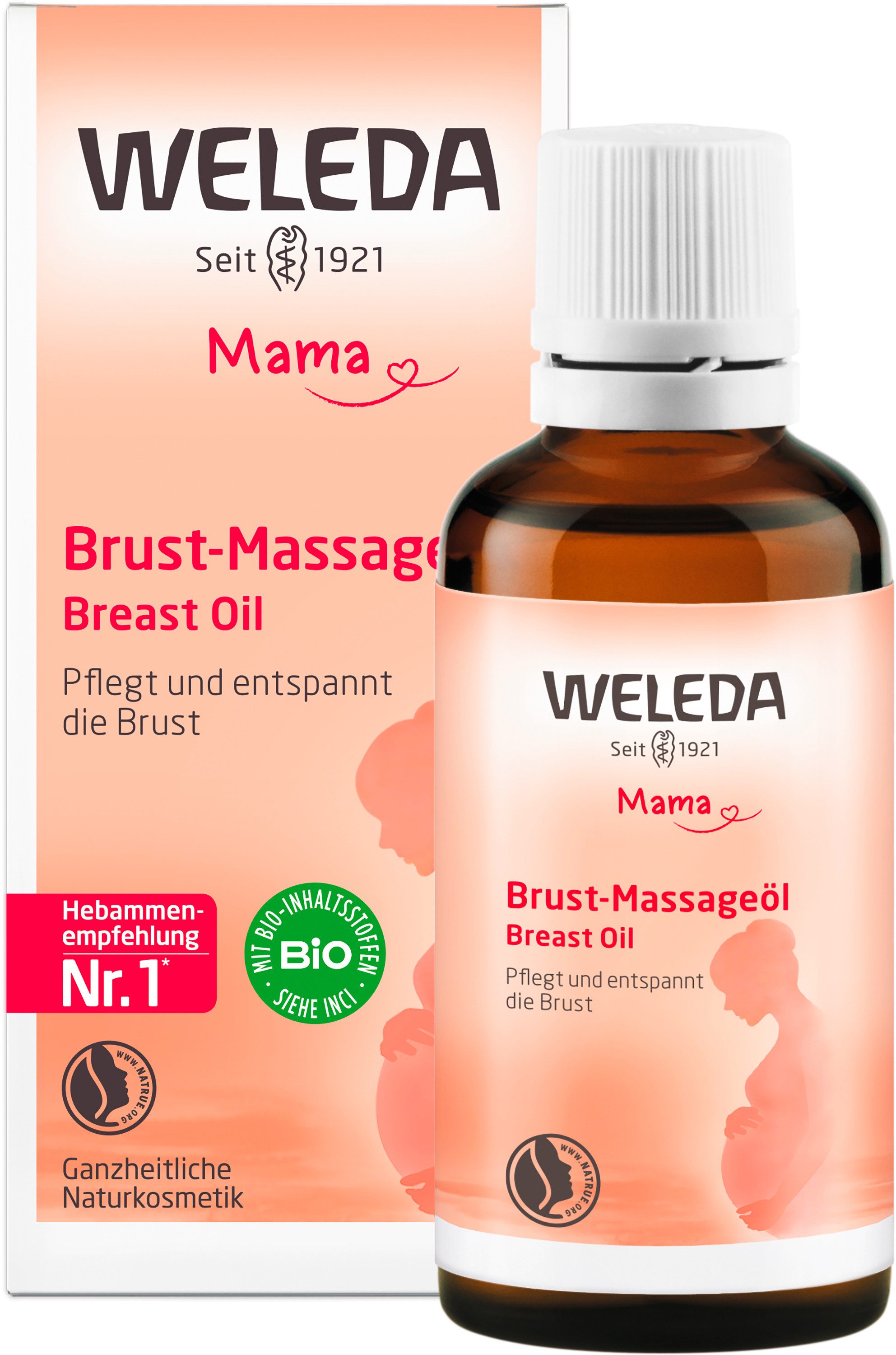 WELEDA Massageöl Weleda Brust-Massageöl, entspannt die Brust bei Spannungsgefühlen