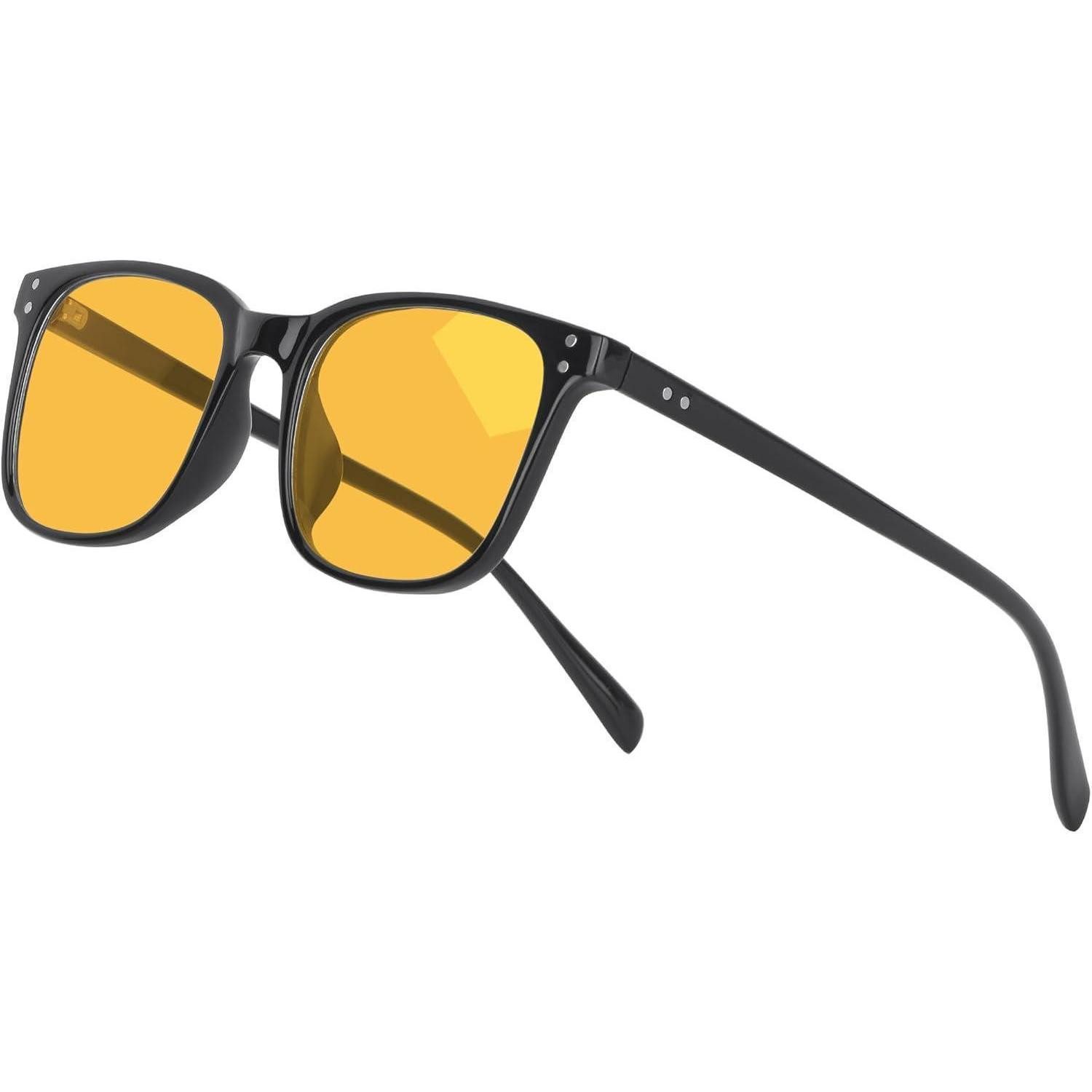 LuxusKollektion Brille Brillenfassungen Computerbrille Gaming Damen PC Schwarz Hell Orange89%