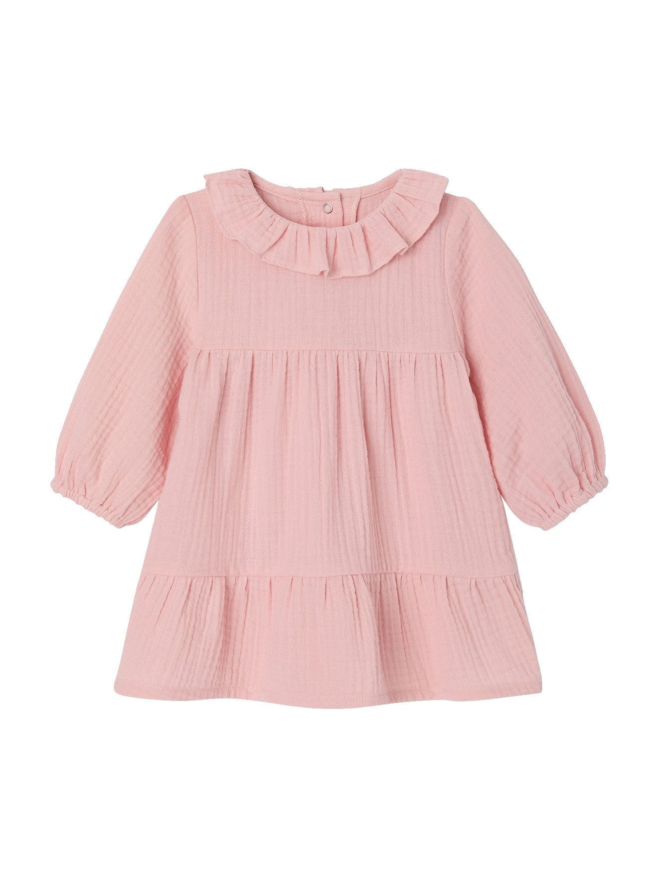 vertbaudet Minikleid Musselinkleid Mädchen Baby