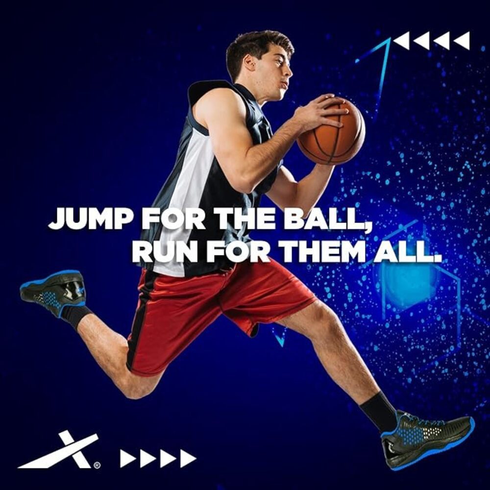 Vector X Cosmic Basketball-Schuh für Männer, Verbesserte Strapazierfähigkeit Basketballschuh (Verkaufspaket: 1 Paar Basketball-Schuhe, Verbesserte Haltbarkeit, Volle Schnürung, Großartig für Schutz) Entwickelt für hervorragenden Schutz